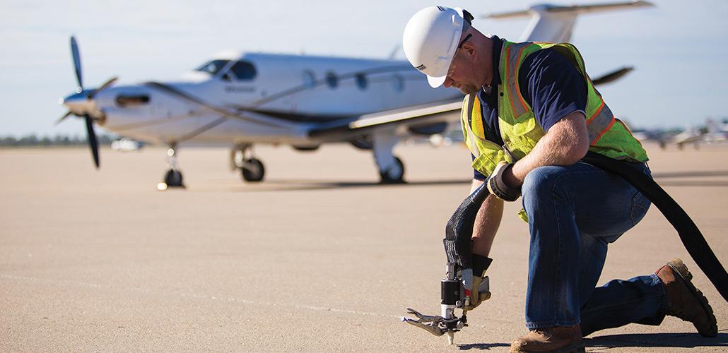 Concrete Leveling at the Airport